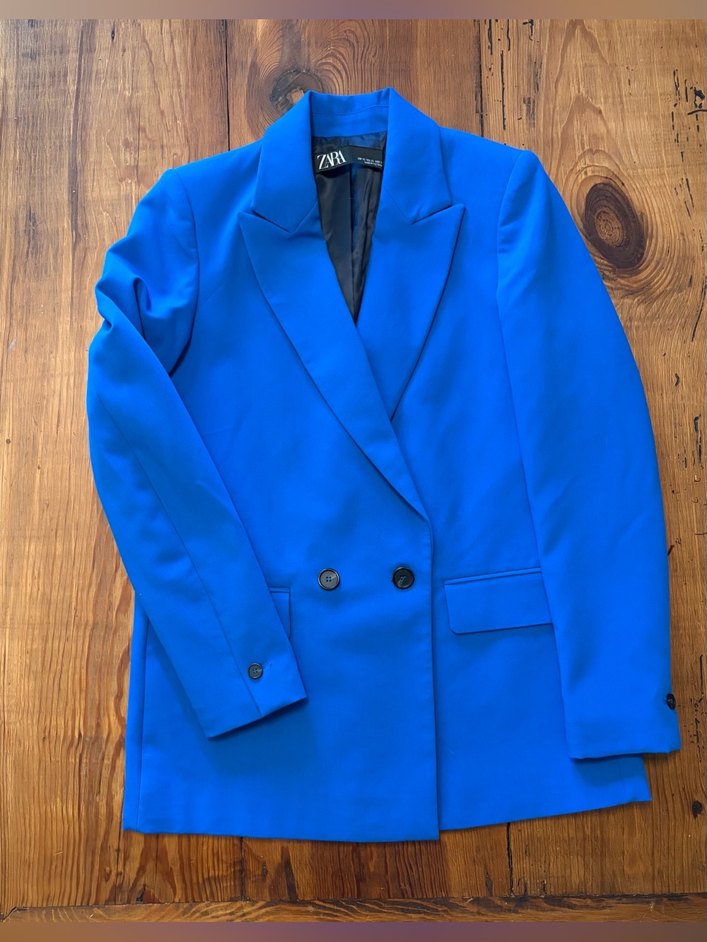 Zara electric blue pantsuit